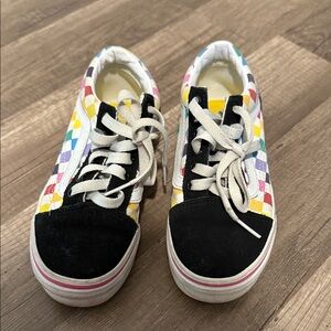 Vans Multicolor Checkered Kids Sneakers